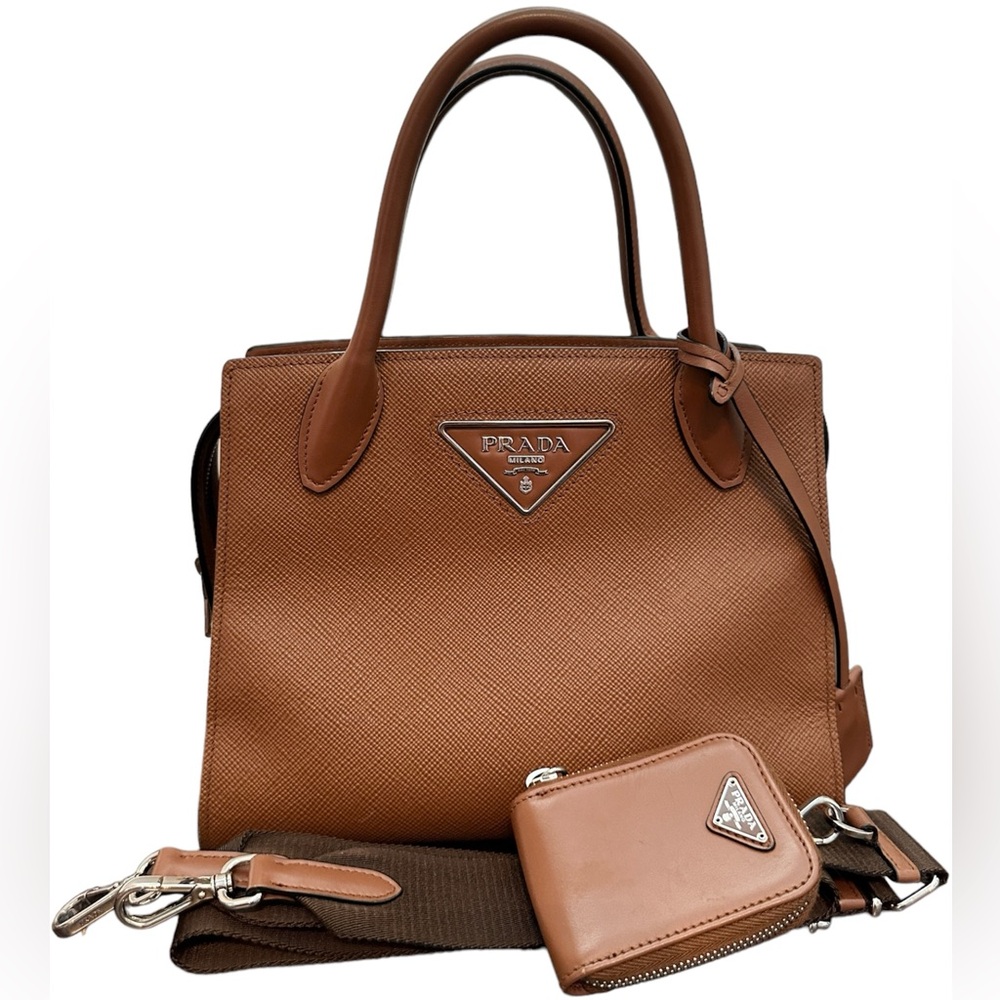 PRADA Saffiano Cuir Kristen Small
